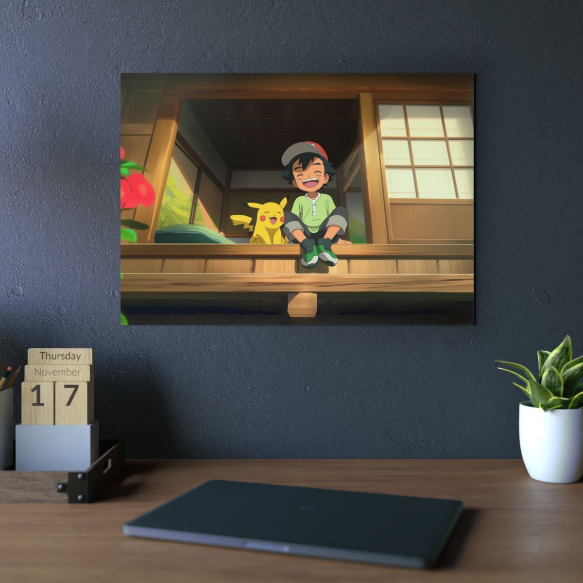 Ash Ketchum 4K Aluminium Composite Wall Art