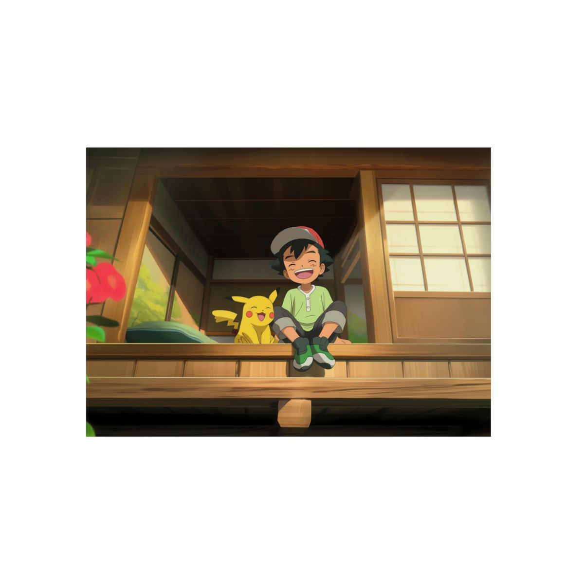 Ash Ketchum 4K Aluminium Composite Wall Art