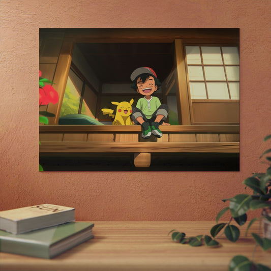 Ash Ketchum 4K Aluminium Composite Wall Art