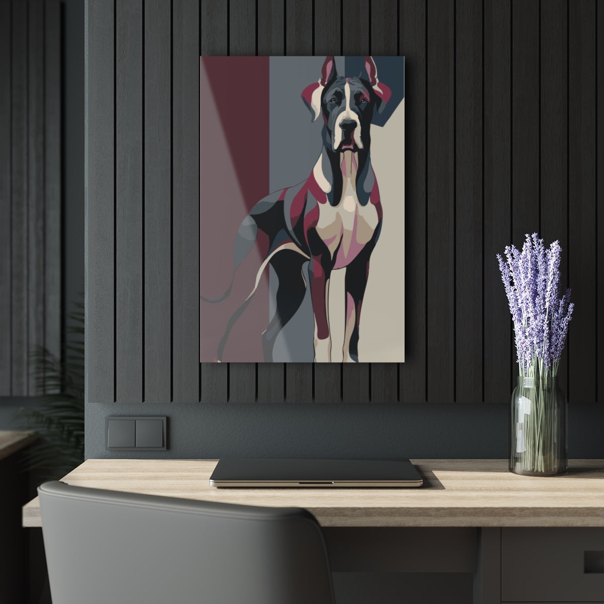 Stand Dog Premium Acrylic Wall Art