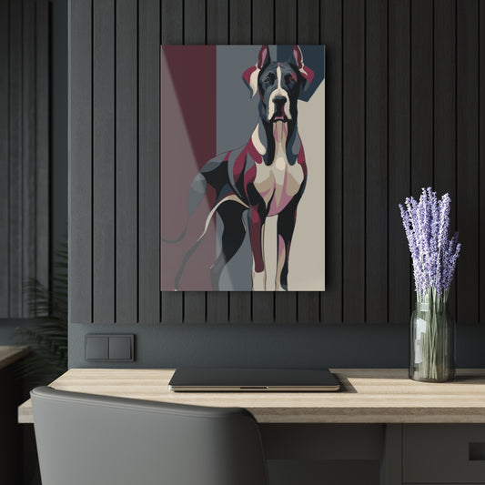 Stand Dog Premium Acrylic Wall Art