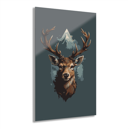 Deer Art Premium Acrylic Wall Art