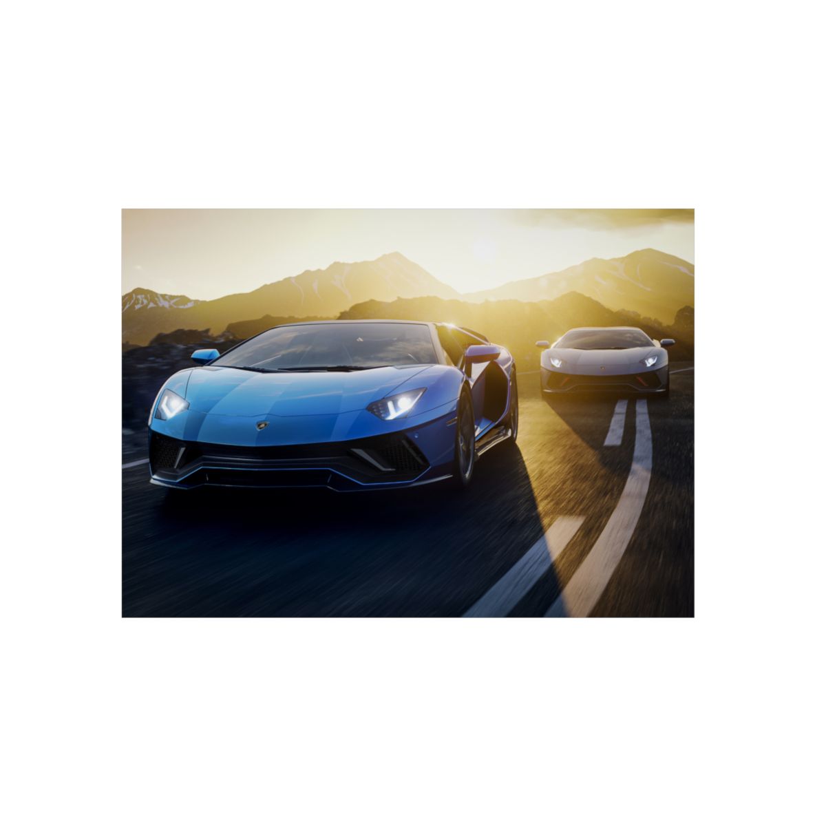 Lamborghini 4K Aluminium Composite Wall Art