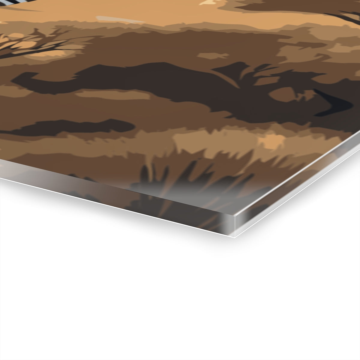 Wild Zebra Acrylic Premium Wall Art