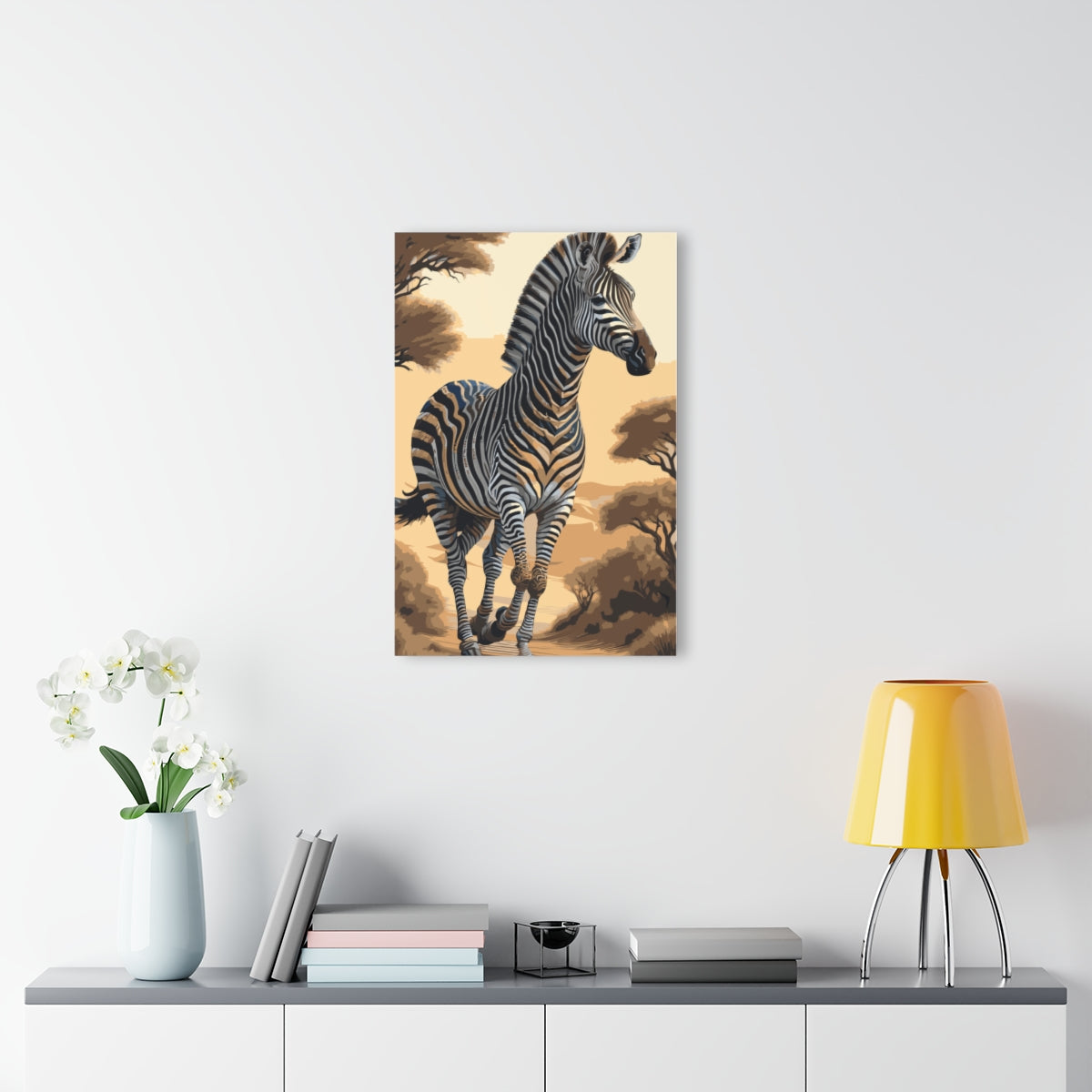 Wild Zebra Acrylic Premium Wall Art