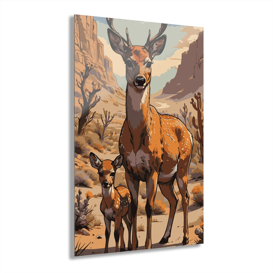 Oh Deer Premium Acrylic Wall Art