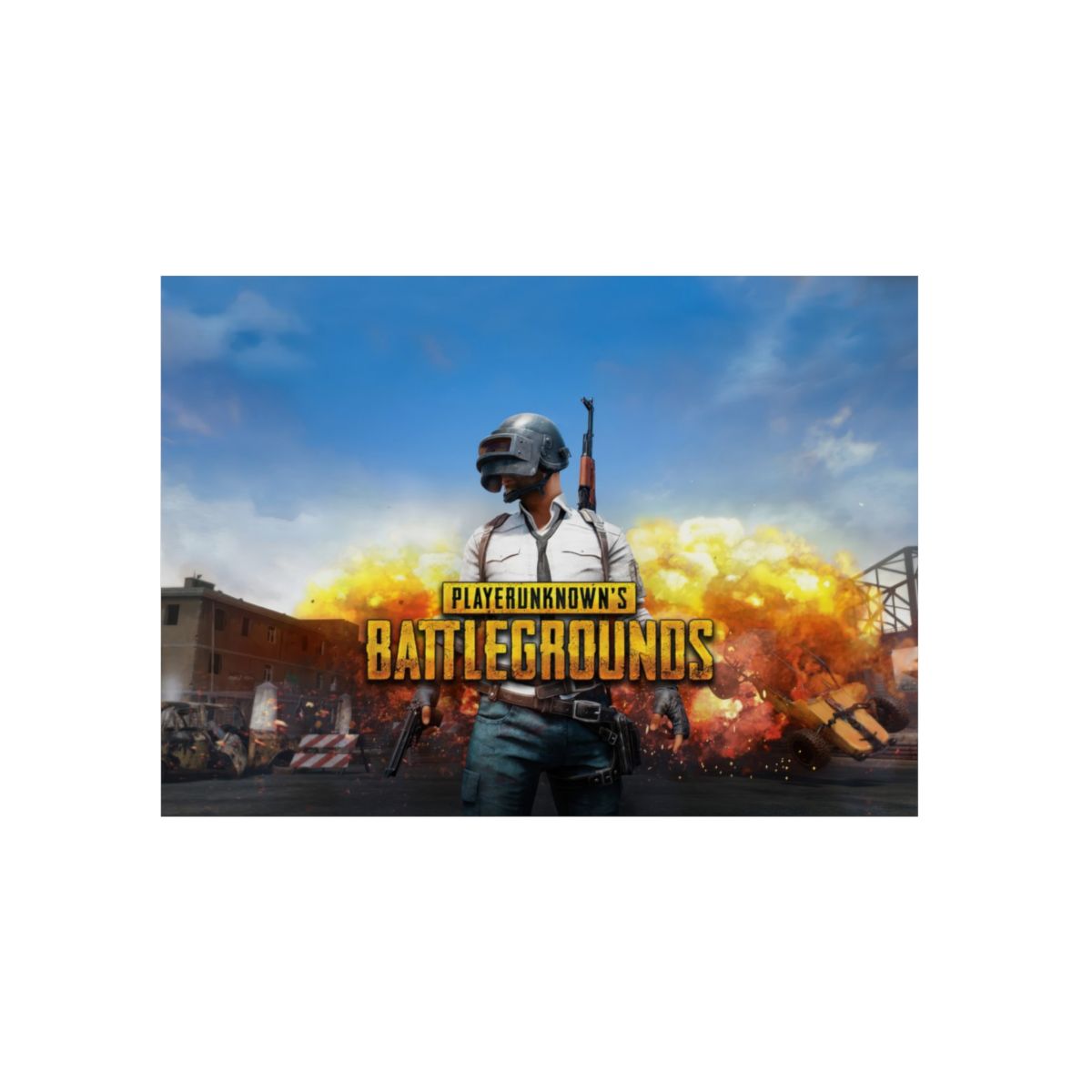 Play PUBG 4K Aluminium Composite Wall Art
