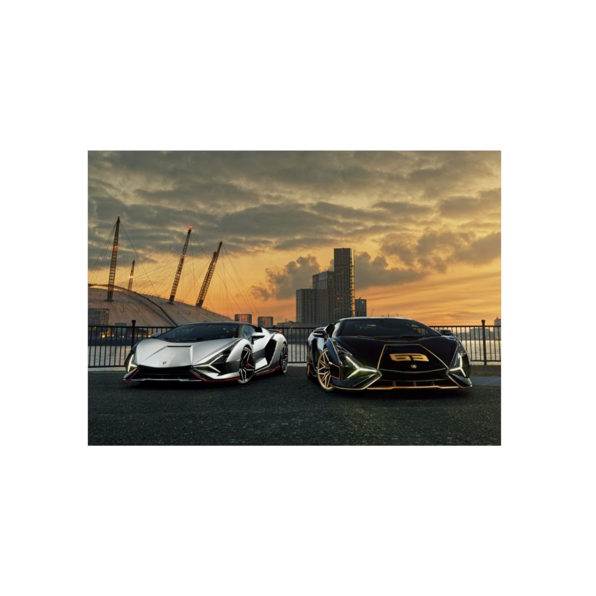 Lambho 4K Aluminium Composite Wall Art