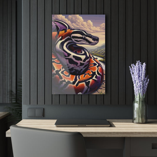 Relaxed Snake Premium Acrylic Wall Art