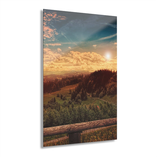 East Sunset Premium Acrylic Wall Art