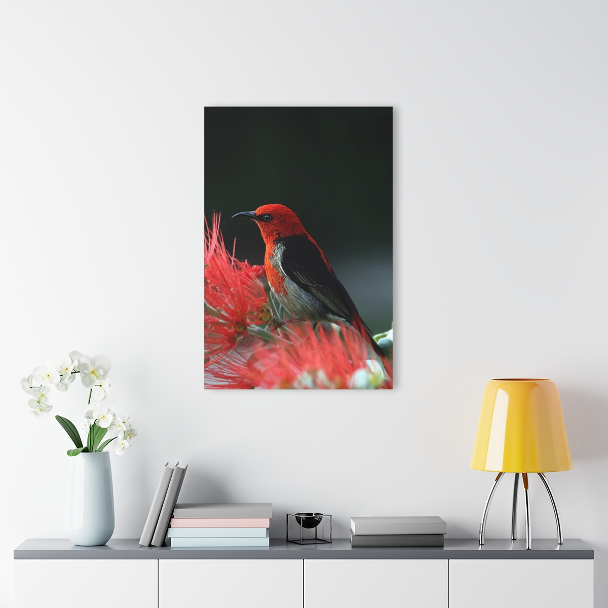 Red Bird Premium Acrylic Wall Art