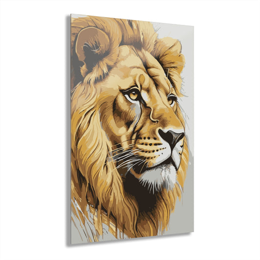Jungle King Premium Acrylic Wall Art