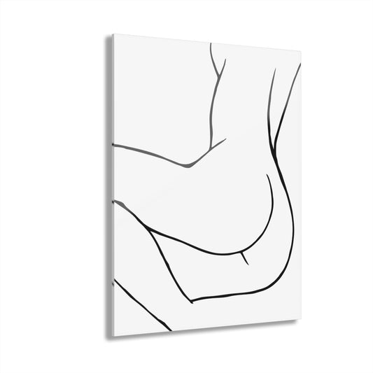9823 Line Art Premium Acrylic Wall Art