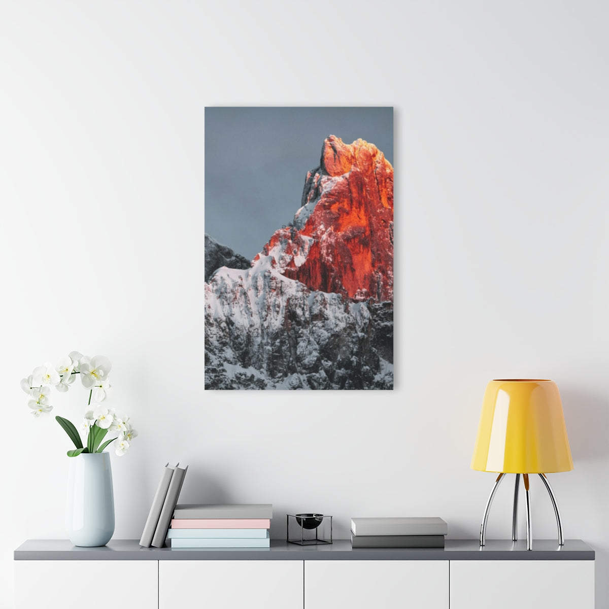 Red Mount Premium Acrylic Wall Art