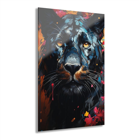 Black Panther Premium Acrylic Wall Art