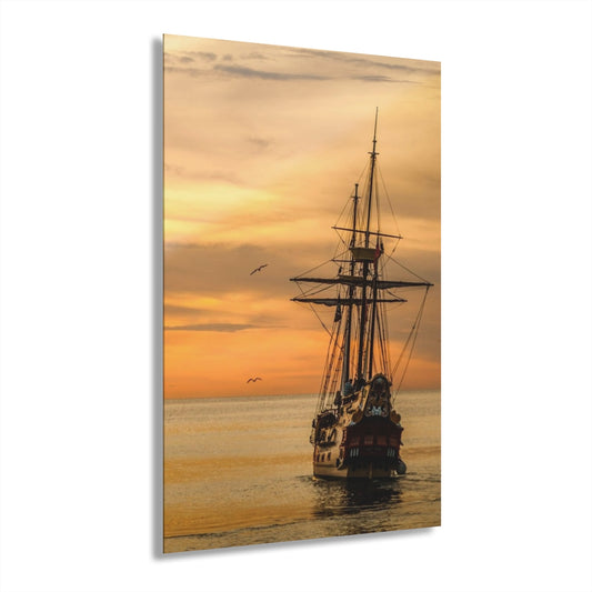 Ship Premium Acrylic Wall Art