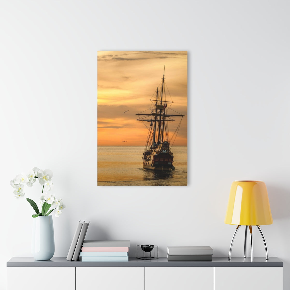 Ship Premium Acrylic Wall Art
