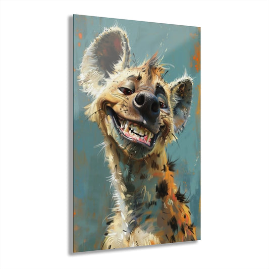 Laugh Hyena Premium Acrylic Wall Art