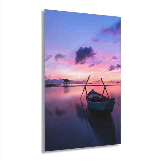Purple Sail Premium Acrylic Wall Art