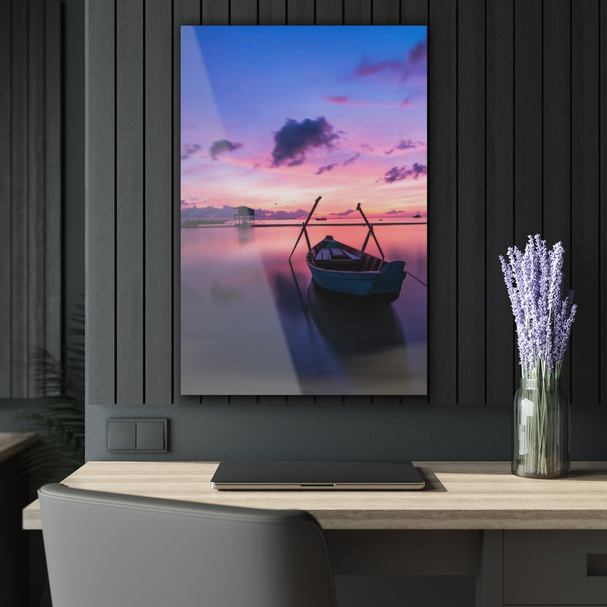 Purple Sail Premium Acrylic Wall Art