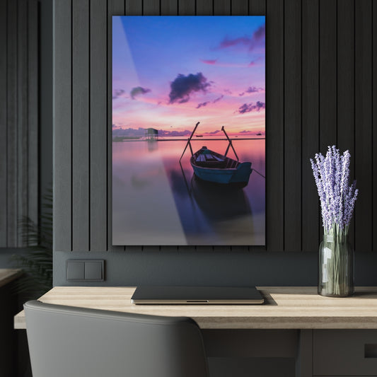 Purple Sail Premium Acrylic Wall Art