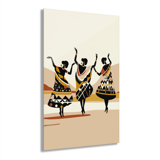 Rain Dance Premium Acrylic Wall Art