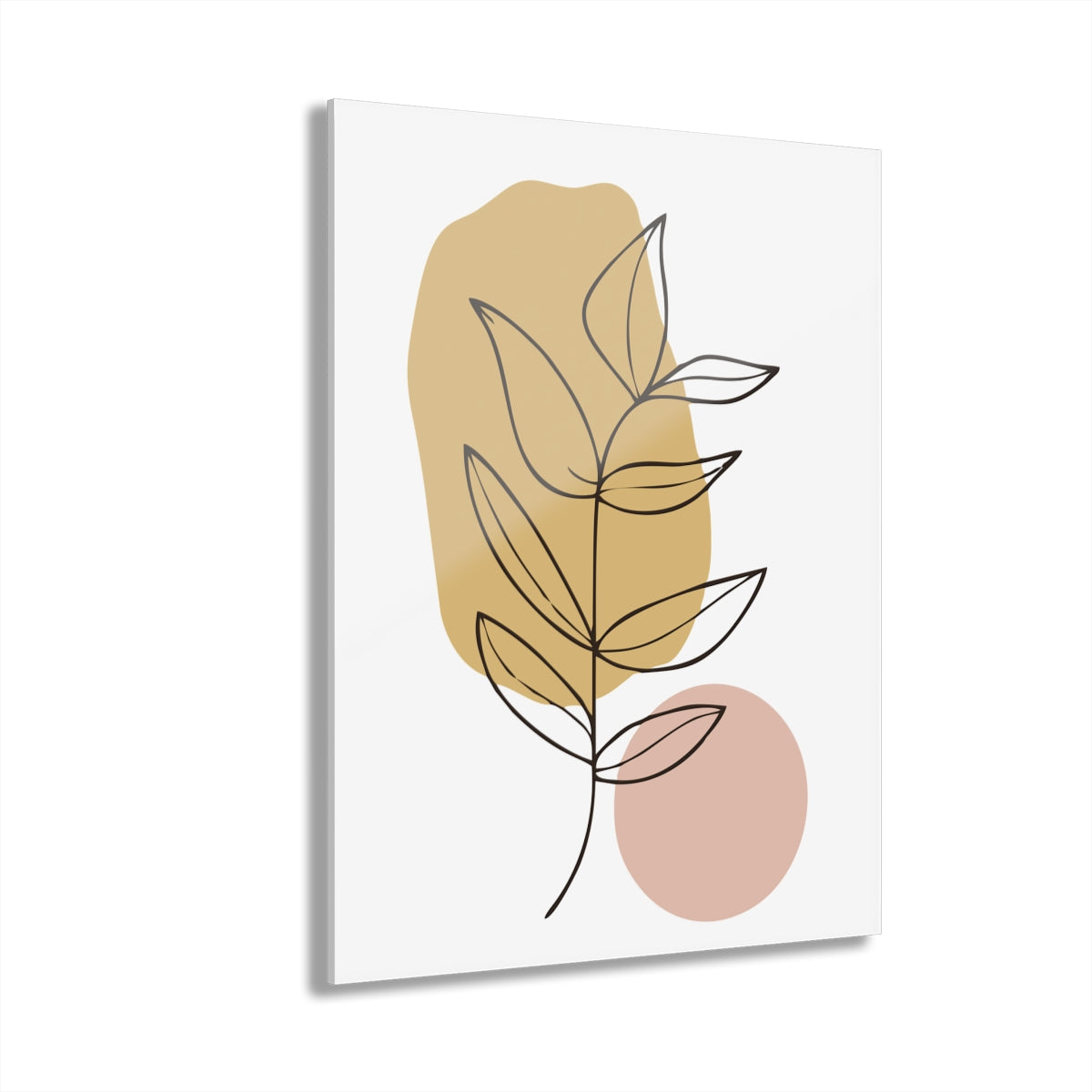 Just Leaves Boho 3 Set Premium Acrylic Wall Art