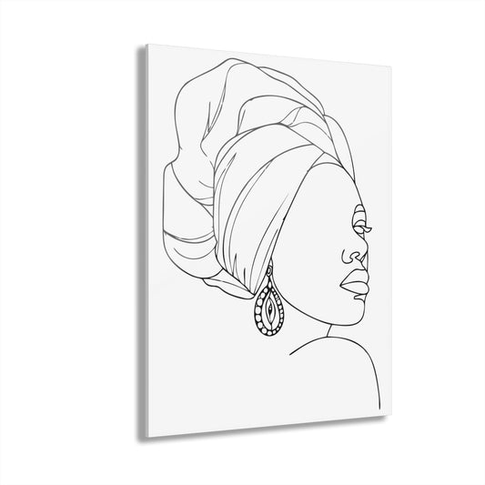 0012 Line Art Premium Acrylic Wall Art