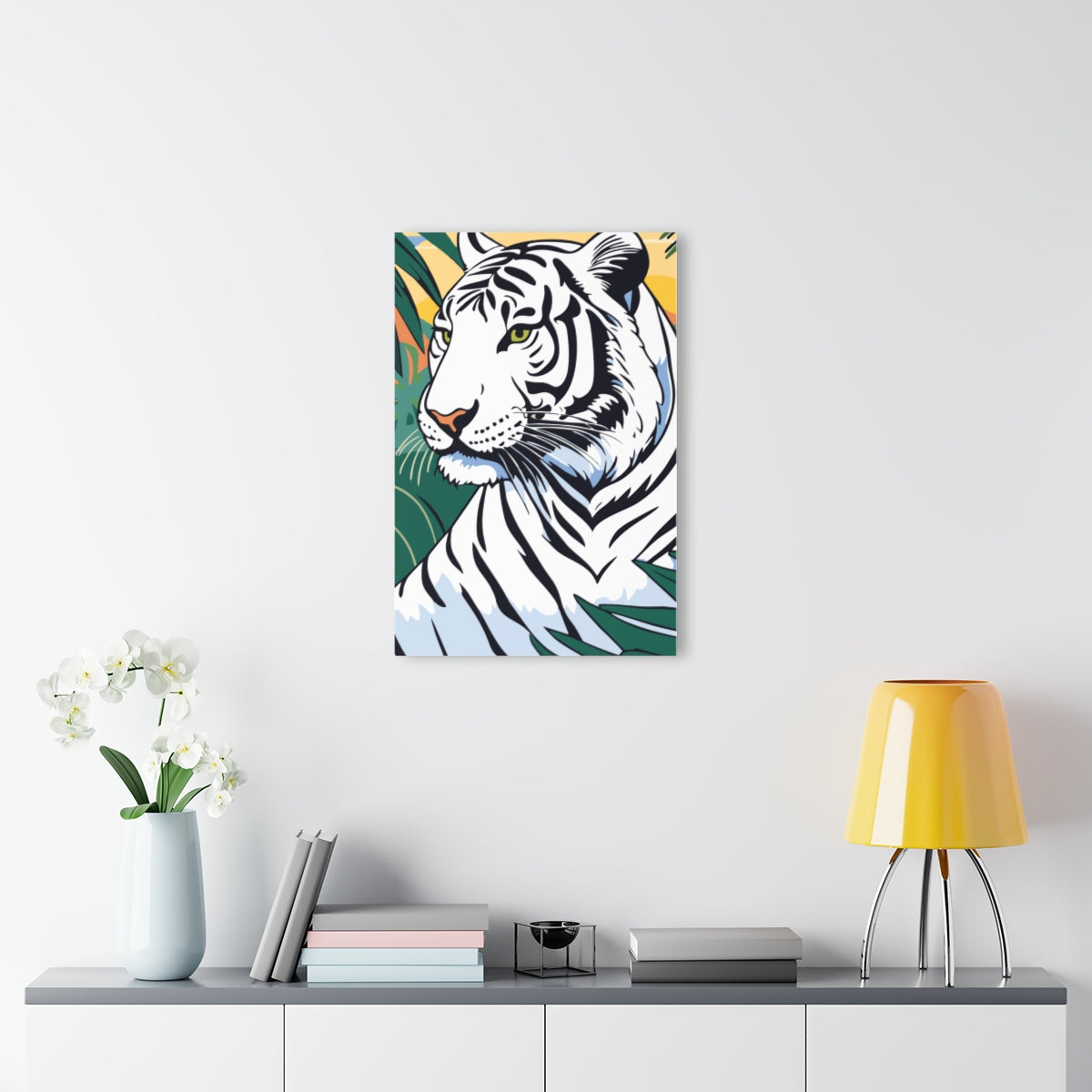 Tiger Drawn Premium Acrylic Wall Art