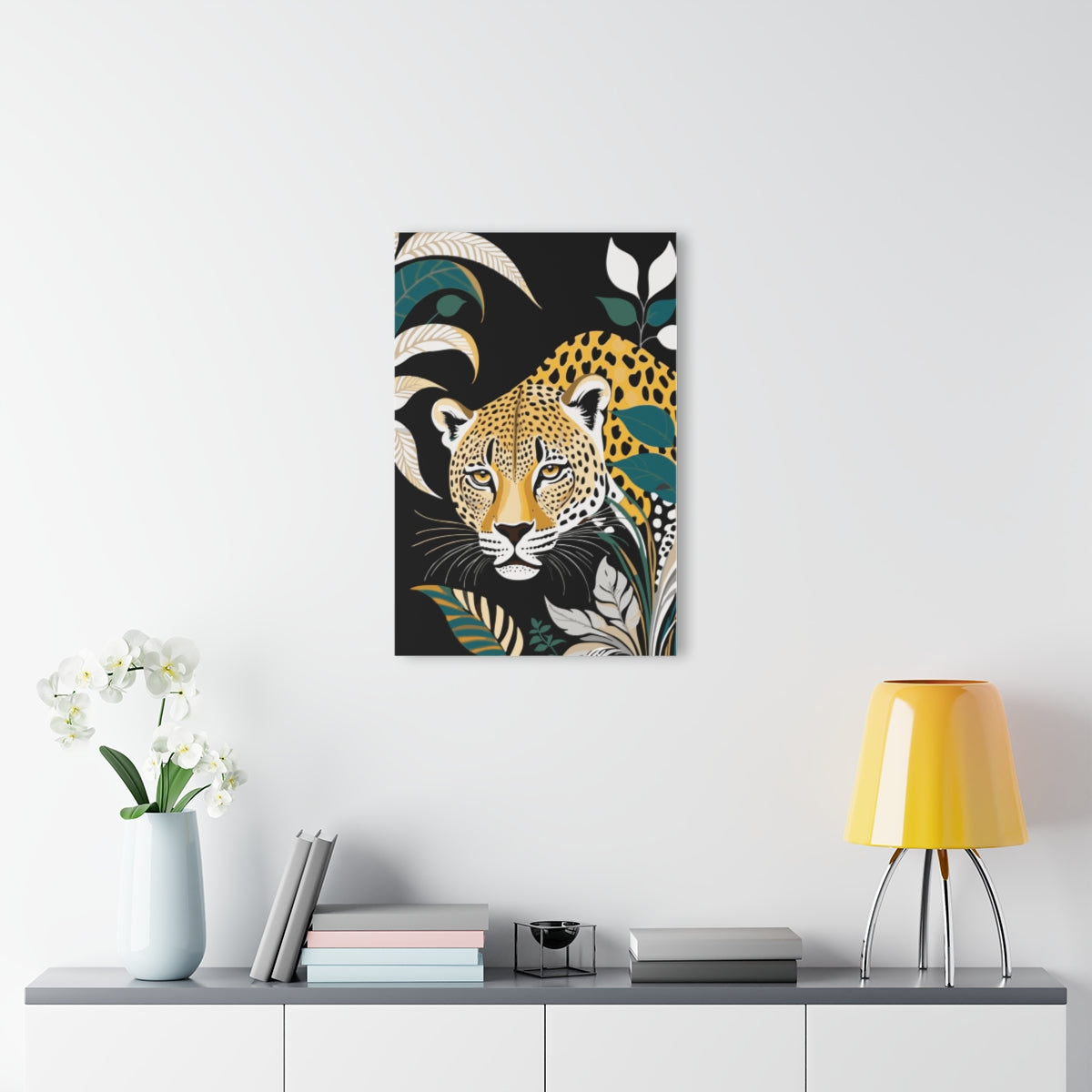 Watching Cheetah Premium Acrylic Wall Art