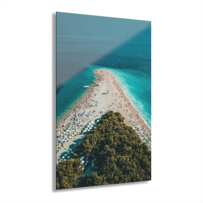 Blue Island Premium Acrylic Wall Art