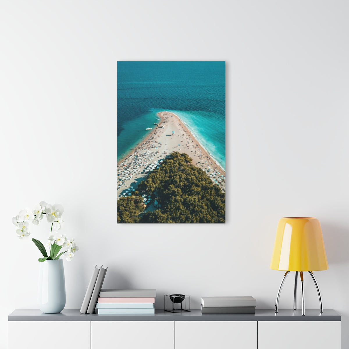 Blue Island Premium Acrylic Wall Art