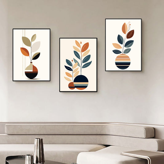 Nature Flowers 3 Set Premium Acrylic Wall Art