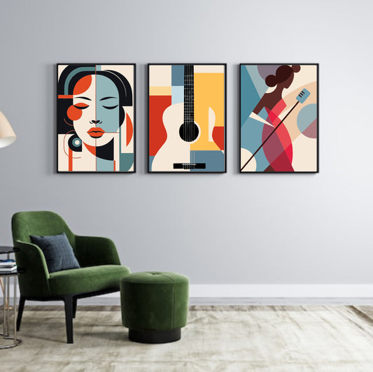 Soulful Boho 3 Set Premium Acrylic Wall Art