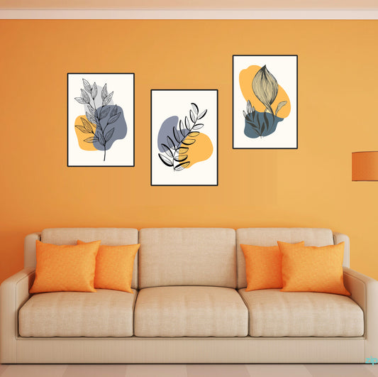 Rare Boho 3 Set Premium Acrylic Wall Art