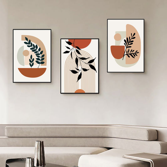 Brown Touch 3 Set Premium Acrylic Wall Art
