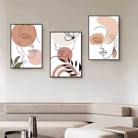 Beauty Boho 3 Set Premium Acrylic Wall Art